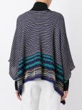 striped poncho