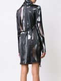 abstract print shift dress