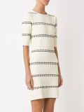 round neck knit dress