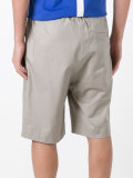 zip detail drawstring shorts