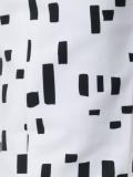 printed slim fit trousers