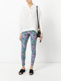 abstract print leggings