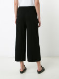 ribbed trim track pants