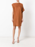 sparkly knit asymmetric dress