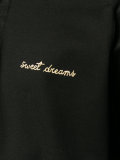 embroidered oversized polo shirt