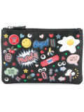 allover stickers clutch