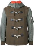 hooded duffle coat