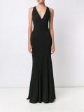 v-neck dress
