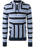 striped hooded sweatshirt