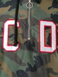 logo刺绣迷彩连帽衫