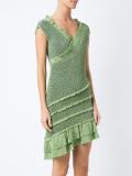 v neck knit dress