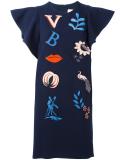 multi patch dress