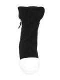 zipped hi-top sneakers