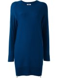 zip hem sweater dress