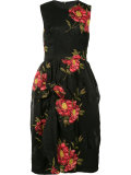 sleeveless floral dress
