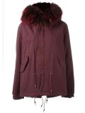 fur-trimmed hooded parka