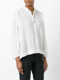 raw trim blouse