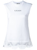lace-trim top