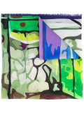 abstract print scarf