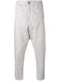 cropped tapered trousers