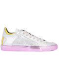 metallic sneakers