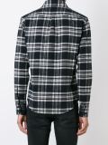 cropped outside flannel shirt