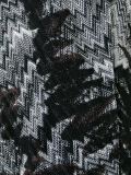 patterned knit palazzo trousers