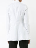 embroidered peplum shirt 