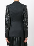 contrast blazer 