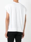 chest print shortsleeved sweatshirt