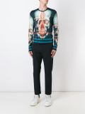 skull print fitted T-shirt 
