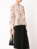 floral print blouse