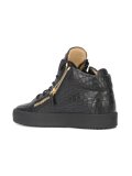 crocodile embossed Kriss mid-top sneakers