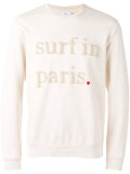 slogan front sweatshirt