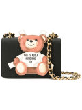 toy bear paper cut out crossbody bag