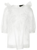 sheer ruffle top 