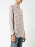 checked print shirt