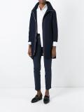zip-up mid-length coat