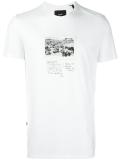 stylised patch T-shirt