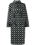 long printed hooded sweatshirt