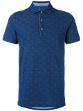 floral embroidered polo shirt 