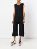 Ribbed soft culottes