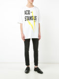 'Acid' print boxy T-shirt