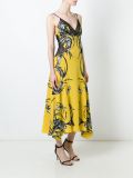 lace detailing long evening dress
