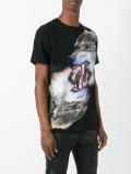 wolf print T-shirt
