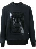 street plaque print sweatshirt