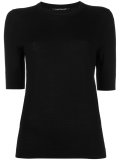 ribbed trim top 