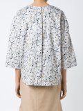 all-over print blouse