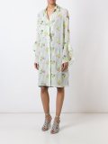 floral print shirt dress