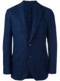 striped classic blazer